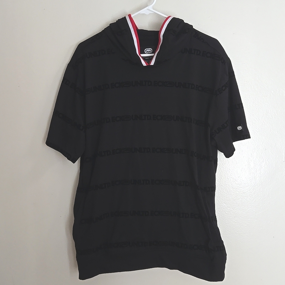 Ecko Unlimited Short Sleeve Hooded Shirt